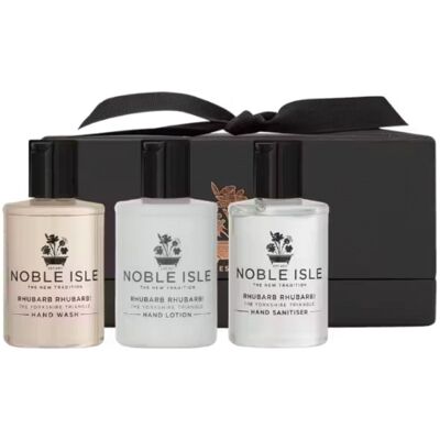 Noble Isle Rhubarb Rhubarb Trio Hand Care Gift Set Noble Isle Rhubarb Rhubarb Trio Hand Care Gift Set