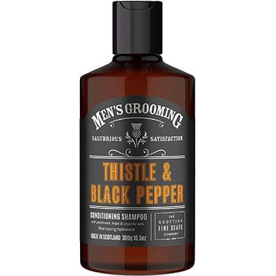 Scottish Fine Soaps Thistle & Black Pepper Shampoo - Hair Growth & Fragrance Scottish Fine Soaps Thistle & Black Pepper Shampoo - Hair Growth & Fragrance