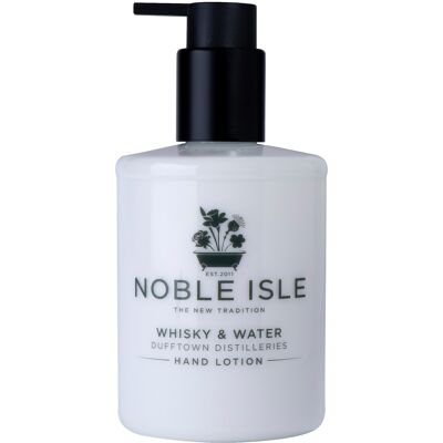 Noble Isle Whisky & Water Hand Lotion - 250ml - Hand Cream with Whisky Fragrance Noble Isle Whisky & Water Hand Lotion - 250ml - Hand Cream with Whisky Fragrance