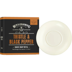 Scottish Fine Soaps Thistle & Black Pepper Shave Soap Refill 100g Scottish Fine Soaps Thistle & Black Pepper Shave Soap Refill 100g