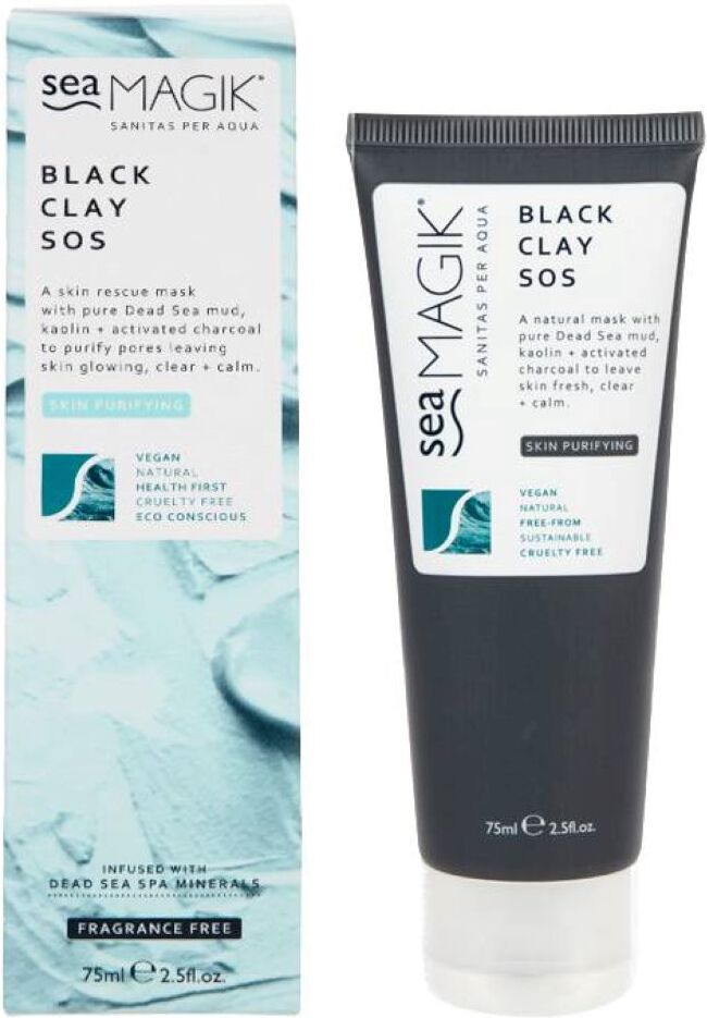 Dead Sea Spa Magik Black Clay SOS Face Mask