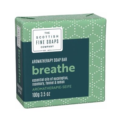Scottish Fine Soaps Aromatherapy Soap Bar Breathe (100g) Scottish Fine Soaps Aromatherapy Soap Bar Breathe (100g)
