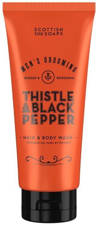 Scottish Fine Soaps Mens Thistle Hair and Body Wash 200ml