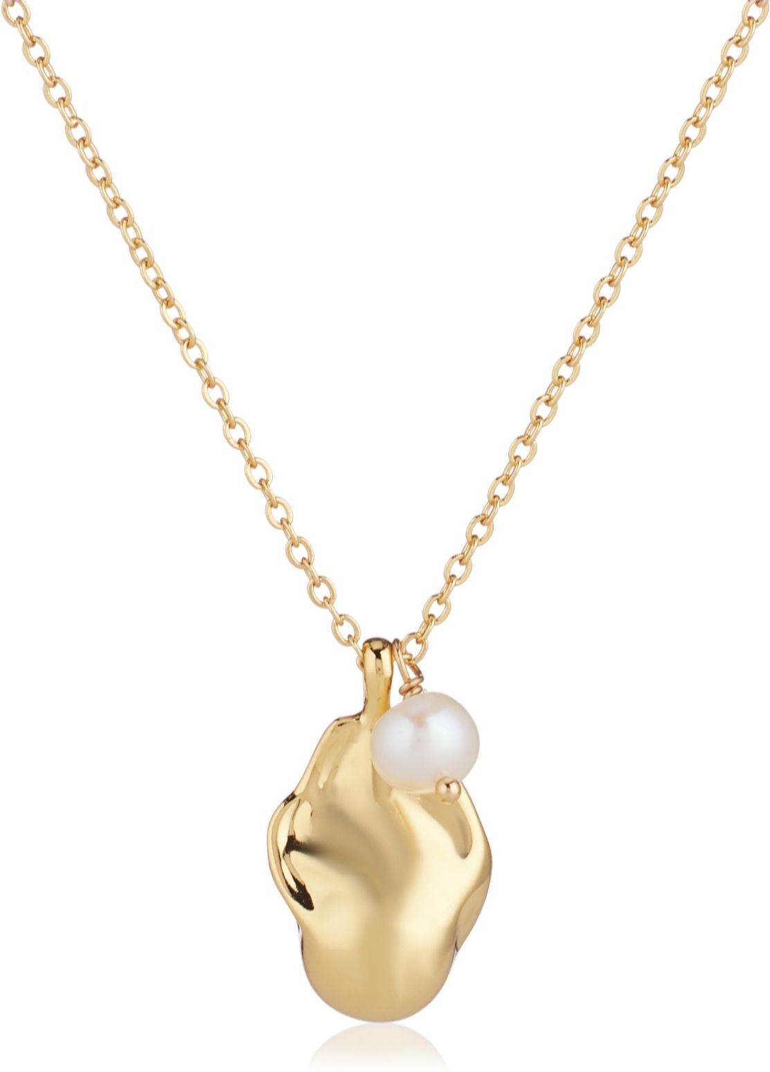 frkl. QVC Exclusive Golden Baroque 'Pearl' Necklace