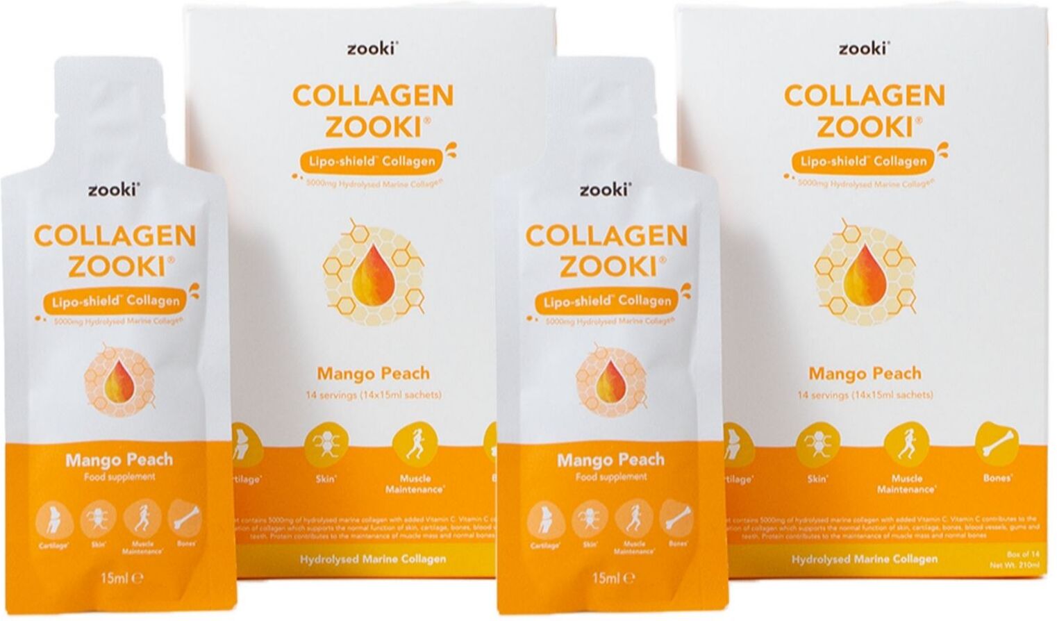 Marine Collagen Zooki Beauty & Health Supplements 4 Week Supply