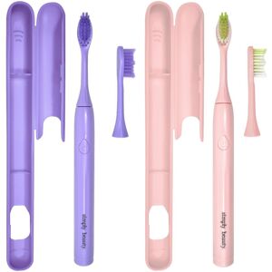 Simply Beauty Simply Smile Sonic Toothbrush Duo with 4 Brush Heads