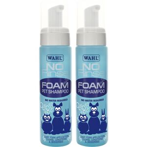 Wahl No Rinse Foam Pet Shampoo 200ml x 2 (Twin Pack) Wahl No Rinse Foam Pet Shampoo 200ml x 2 (Twin Pack)