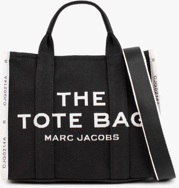 MARC JACOBS The Jacquard Medium Traveler Black Tote Bag Size: One Size - female