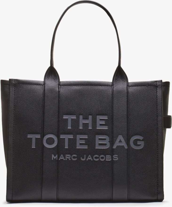 MARC JACOBS The Leather Large Black Tote Bag Size: One Size, Colour: B - female