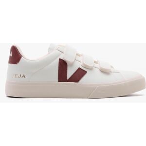 VEJA Recife Logo Chromefree Leather Extra White Marsala Trainers Size: - female VEJA Recife Logo Chromefree Leather Extra White Marsala Trainers Size: - female