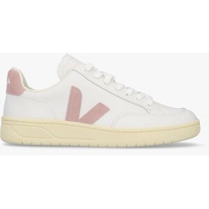 VEJA V-12 Leather Extra White Babe Trainers Size: 38, Colour: Pink Sue - female VEJA V-12 Leather Extra White Babe Trainers Size: 38, Colour: Pink Sue - female