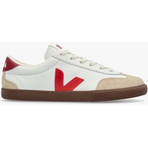 VEJA Women's Volley O.T Leather White Pekin Bark Trainers Size: 35, Co - female VEJA Women's Volley O.T Leather White Pekin Bark Trainers Size: 35, Co - female