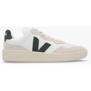Veja V90 Leather Trainers - Extra White / Cyprus - Sustainable, Eco-Friendly Sneaker Veja V90 Leather Trainers - Extra White / Cyprus - Sustainable, Eco-Friendly Sneaker