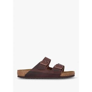 BIRKENSTOCK Men&apos;s Arizona Habana Natural Oiled Leather Two Bar Mules M - male