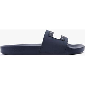 Tommy Hilfiger Essential Badge Navy Pool Sliders Size: 8, Colour: Navy - male Tommy Hilfiger Essential Badge Navy Pool Sliders Size: 8, Colour: Navy - male