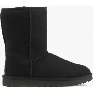 UGG Classic Short II Black Twinface Boots Size: 37, Colour: Black Sued - female