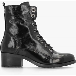 MODA IN PELLE Bezzie Black Patent Leather Block Heel Ankle Boots Size: - female MODA IN PELLE Bezzie Black Patent Leather Block Heel Ankle Boots Size: - female