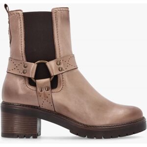 MODA IN PELLE Butini Taupe Leather Block Heel Chelsea Boots Size: 37, - female MODA IN PELLE Butini Taupe Leather Block Heel Chelsea Boots Size: 37, - female