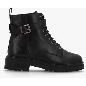 MODA IN PELLE Omola Black Leather Buckle Ankle Boots Colour: Black Lea - female MODA IN PELLE Omola Black Leather Buckle Ankle Boots Colour: Black Lea - female