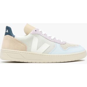 VEJA V-10 Suede Jade White Multico Trainers Size: 41, Colour: Blue Sue - female VEJA V-10 Suede Jade White Multico Trainers Size: 41, Colour: Blue Sue - female