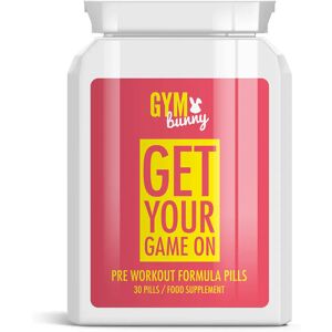 GYM BUNNY Get Your Game On Pre Workout Formula Pills