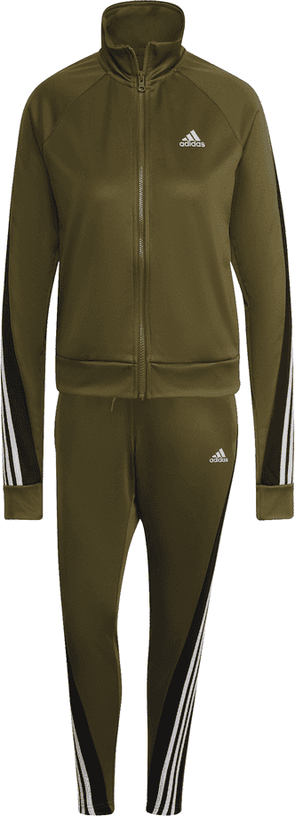 adidas Sportswear Womens Teamsport Track Suit Size: Extra Small, Colour: Khaki