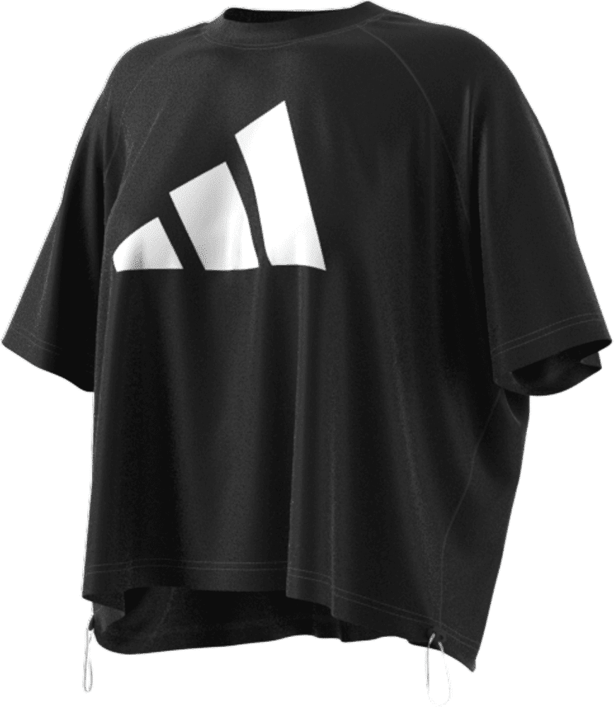 adidas Womens Sportswear Adjustable Badge of Sport T-Shirt Size: Small, Colour: Black