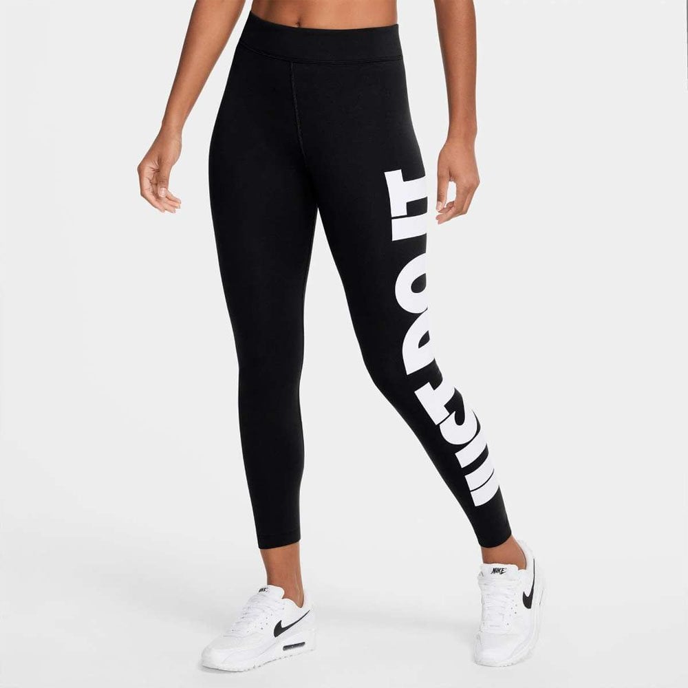 Nike Sportswear Womens High Waisted Essential Legging Size: Extra Small, Colour: Black