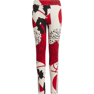 adidas Girls Future Icons Sport Cotton 3-Stripes Wild Shapes Allover-Print Tight Colour: Multicoloured, Size: 9-10 years adidas Girls Future Icons Sport Cotton 3-Stripes Wild Shapes Allover-Print Tight Colour: Multicoloured, Size: 9-10 years