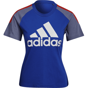 adidas Womens Sportswear Colorblock T-Shirt Colour: Blue, Size: Medium adidas Womens Sportswear Colorblock T-Shirt Colour: Blue, Size: Medium