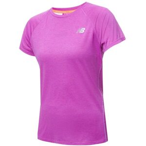 New Balance Womens Impact Run Short Sleeve T-Shirt Size: Small, Colour: Purple New Balance Womens Impact Run Short Sleeve T-Shirt Size: Small, Colour: Purple