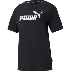 Puma Essentials Logo Boyfriend Womens T-Shirt Colour: Black, Size: Extra Large Puma Essentials Logo Boyfriend Womens T-Shirt Colour: Black, Size: Extra Large