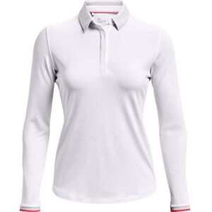 Under Armour Womens Zinger Long Sleeve Polo Colour: Grey, Size: Large Under Armour Womens Zinger Long Sleeve Polo Colour: Grey, Size: Large