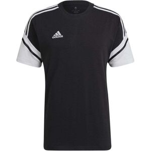 adidas Mens Condivo 22 T-Shirt Colour: Black/White, Size: XXL adidas Mens Condivo 22 T-Shirt Colour: Black/White, Size: XXL