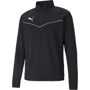 Puma Mens teamRISE 1/4 Zip Colour: Black, Size: Large Puma Mens teamRISE 1/4 Zip Colour: Black, Size: Large