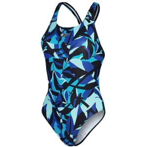 Speedo Womens Club Training Powerback Swimsuit Size: 32, Colour: Black/Blue