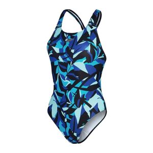 Speedo Womens Club Training Powerback Swimsuit Size: 38, Colour: Black/Blue