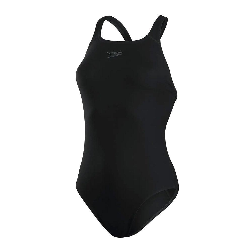 Speedo Womens Eco Endurance+ Medalist Swimsuit Size: 36, Colour: Black