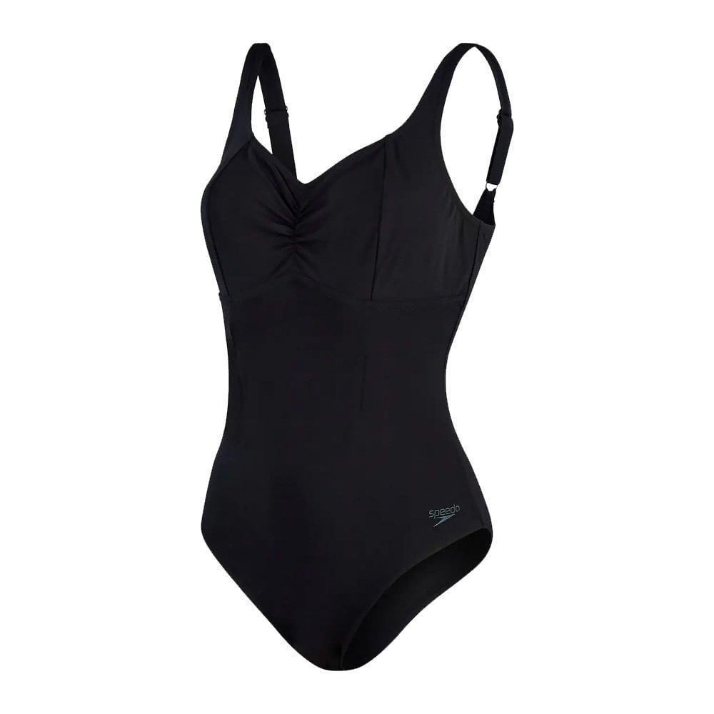 Speedo Womens Shaping AquaNite Swimsuit Size: 36, Colour: Black
