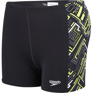 Speedo Boys All Over Panel Aquashort Size: 30, Colour: Black