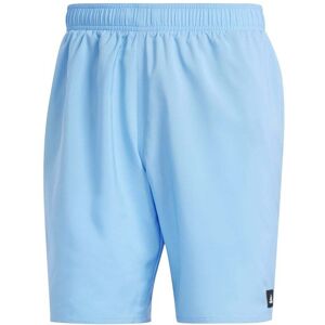 adidas Mens Solid CLX Classic-Length Swim Short Colour: Blue, Size: Large adidas Mens Solid CLX Classic-Length Swim Short Colour: Blue, Size: Large