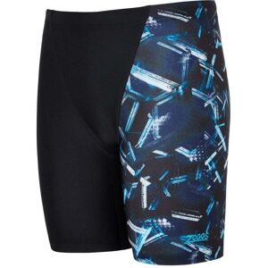 Zoggs Boys Alloy Volt Print Mid Length Jammer Size: UK 10, Colour: Black Zoggs Boys Alloy Volt Print Mid Length Jammer Size: UK 10, Colour: Black