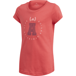 adidas Athletics Club Graphic Girls T-Shirt Colour: Pink, Size: 5-6 years adidas Athletics Club Graphic Girls T-Shirt Colour: Pink, Size: 5-6 years