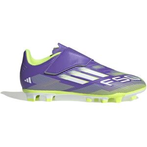 adidas F50 Club Hook-and-Loop Junior FG/MG Colour: Purple, Size: 10 UK adidas F50 Club Hook-and-Loop Junior FG/MG Colour: Purple, Size: 10 UK