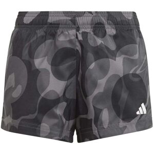 adidas Girls Train Essentials Seasonal Aeroready Printed Training Short Colour: Black, Size: 5-6 years adidas Girls Train Essentials Seasonal Aeroready Printed Training Short Colour: Black, Size: 5-6 years