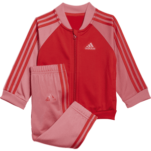 adidas Infant 3-Stripes Tricot Track Suit Colour: Red, Size: 6-9 months adidas Infant 3-Stripes Tricot Track Suit Colour: Red, Size: 6-9 months
