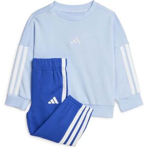 adidas Infant Boys Essentials Sweatshirt & Jogger Set Colour: Blue, Size: 12-18m adidas Infant Boys Essentials Sweatshirt & Jogger Set Colour: Blue, Size: 12-18m