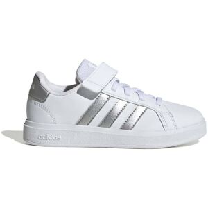 adidas Kids Grand Court Lifestyle Court Elastic Lace and Top Strap Shoes Colour: White, Size: 12c UK adidas Kids Grand Court Lifestyle Court Elastic Lace and Top Strap Shoes Colour: White, Size: 12c UK