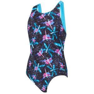 Zoggs Girls Dragonfly Flyback Swimsuit Size: 6 UK, Colour: Multicoloured Zoggs Girls Dragonfly Flyback Swimsuit Size: 6 UK, Colour: Multicoloured