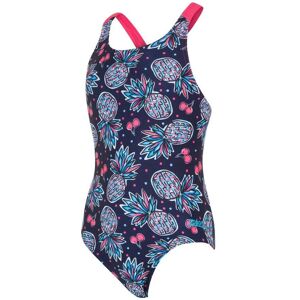 Zoggs Girls Fruity Flyback Swimsuit Size: 6 years, Colour: Navy/Pink Zoggs Girls Fruity Flyback Swimsuit Size: 6 years, Colour: Navy/Pink
